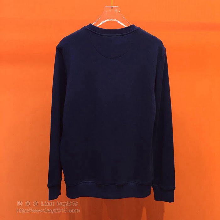 Fendi男裝 芬迪19/20FW新款 最高品質 芬迪男士圓領藍色衛衣 男士秋季最新單品  tzy2354